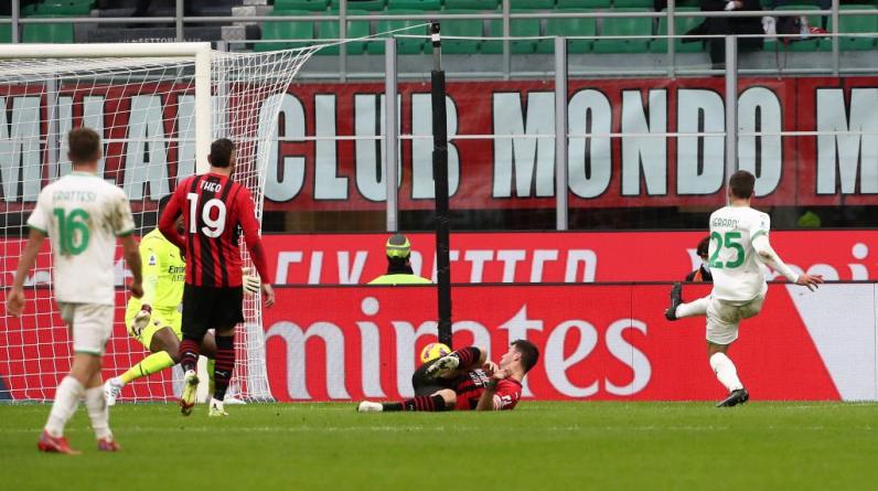 «Милан» проиграл «Сассуоло» и потерпел второе поражение в чемпионате Италии