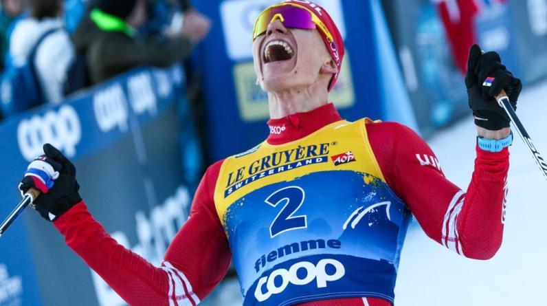 Большунов прокомментировал «серебро» в гонке на 15 километров на «Тур де Ски»