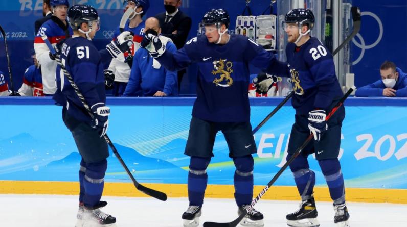 Хет-трик Маннинена помог Финляндии разгромить Словакию на Олимпиаде в Пекине