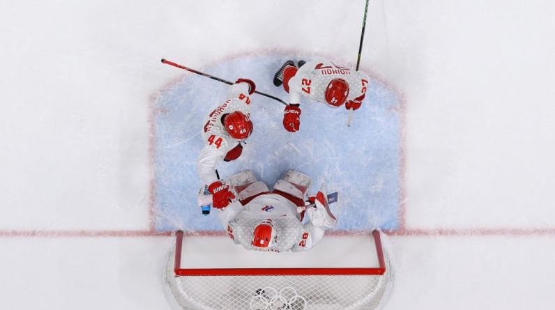 Сборная России по хоккею пропустила первую шайбу на Олимпийских играх-2022