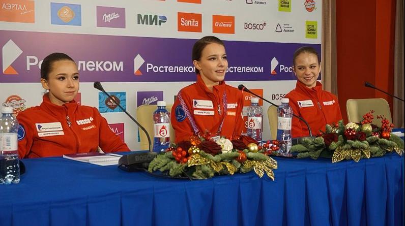 Валиева вышла на дневную тренировку на Олимпийских играх в Пекине