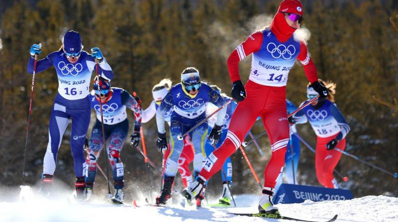 Лыжницы Непряева и Ступак завоевали «бронзу» в командном спринте на Олимпиаде в Пекине