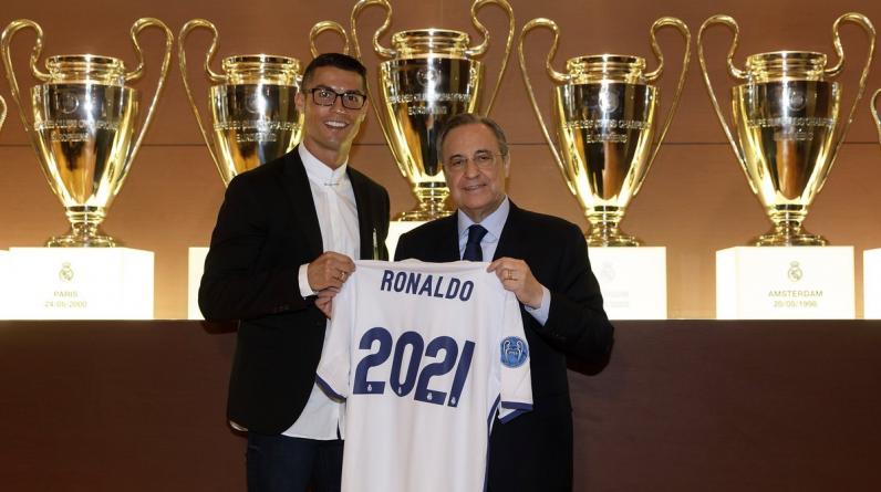 Перес ответил, собирается ли «Реал» покупать Роналду. Едко подколол Криша