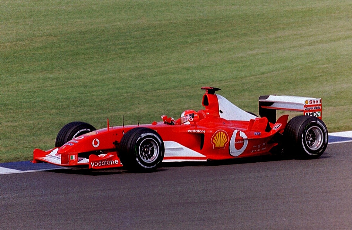 Михаэль Шумахер на Ferrari в сезоне-2003