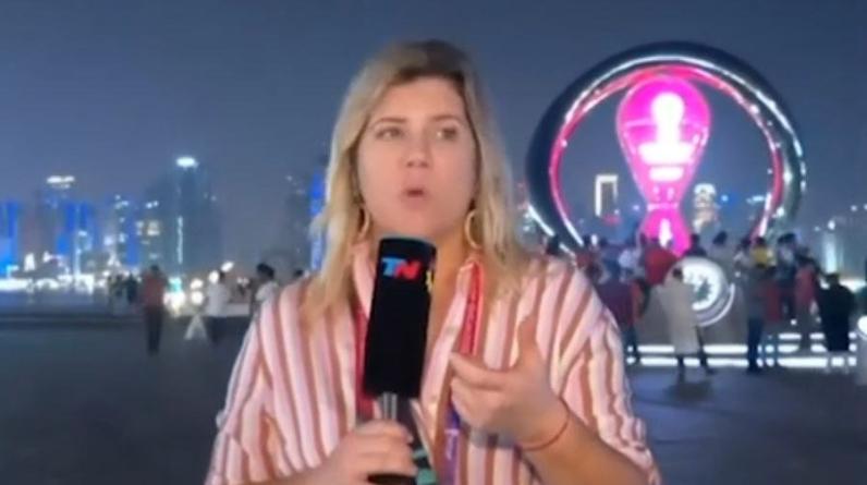 Тележурналистку ограбили в прямом эфире на чемпионате мира в Катаре. Воры украли деньги и документы