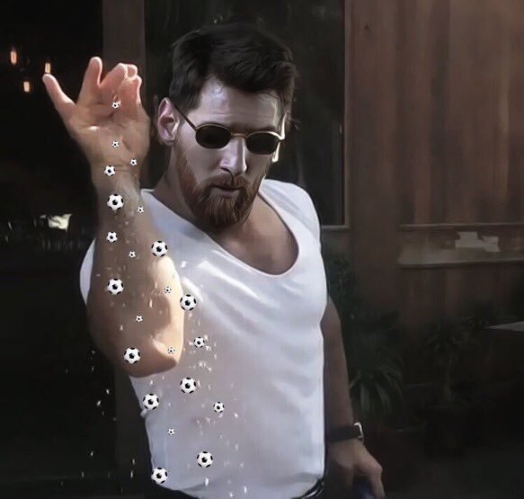 Лионель Месси стал героем мема Salt Bae